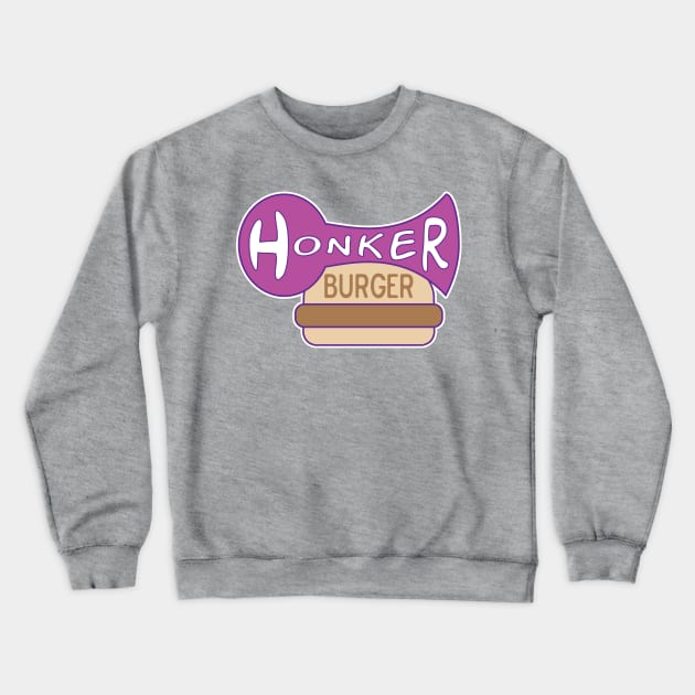 Honker Burger Crewneck Sweatshirt by old_school_designs